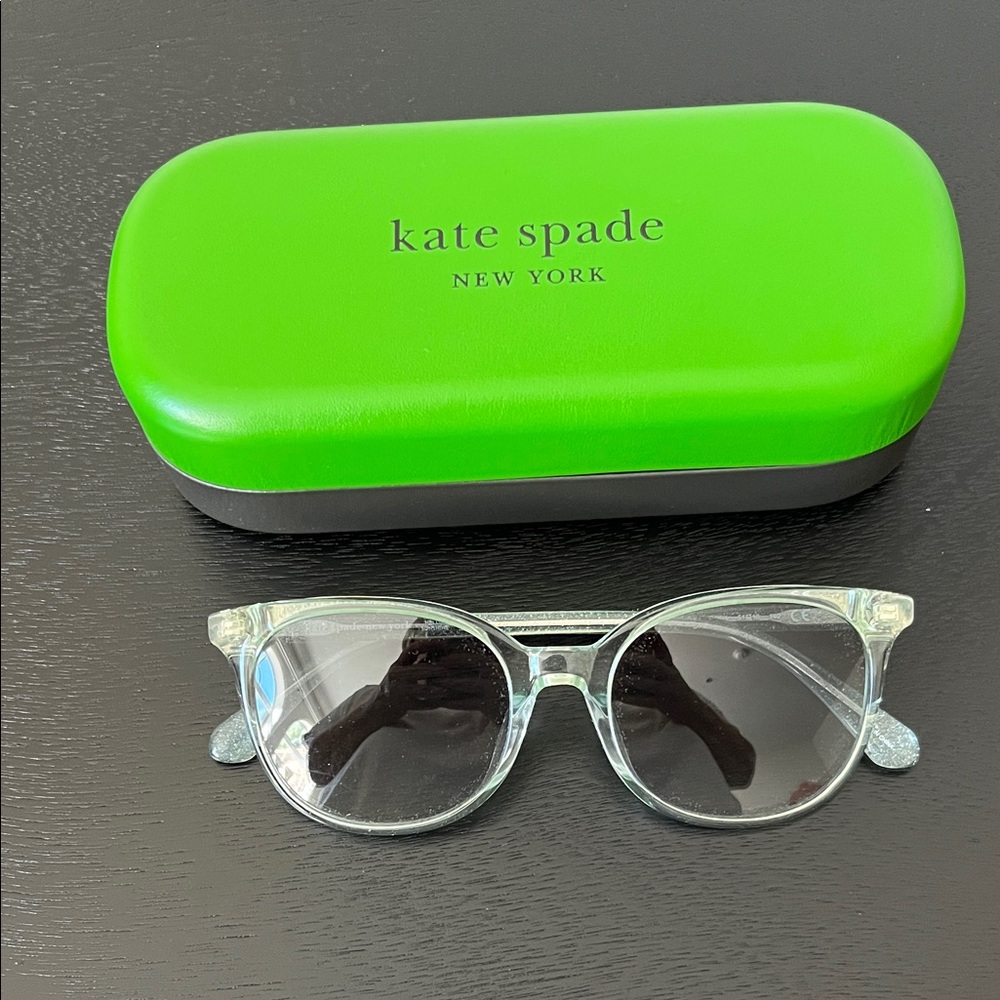 Kate Spade Minty Green Transparent Sunglasses NWT - Picture 3 of 11